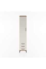 Hyperion Dolap 5 Raflı 3 Çekmeceli Tek Kapaklı 44x44x221 - S61M018V7B