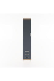 Hyperion Dolap 5 Raflı 3 Çekmeceli Tek Kapaklı 44x44x221 - S61M018V8B
