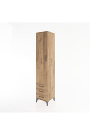 Hyperion Dolap 5 Raflı 3 Çekmeceli Tek Kapaklı 44x44x221 - S61M018V9B