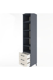 Hyperion Dolap 5 Raflı 3 Çekmeceli 44x44x221 - S61M019V4B