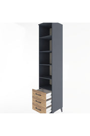 Hyperion Dolap 5 Raflı 3 Çekmeceli 44x44x221 - S61M019V6B