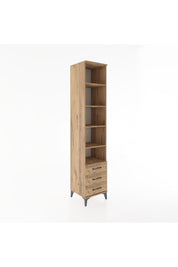 Hyperion Dolap 5 Raflı 3 Çekmeceli 44x44x221 - S61M019V9B