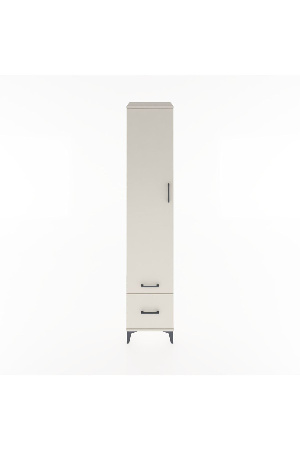 Hyperion Dolap 3 Raflı 2 Çekmeceli Tek Askılı 44x44x221 - S61M020V1B
