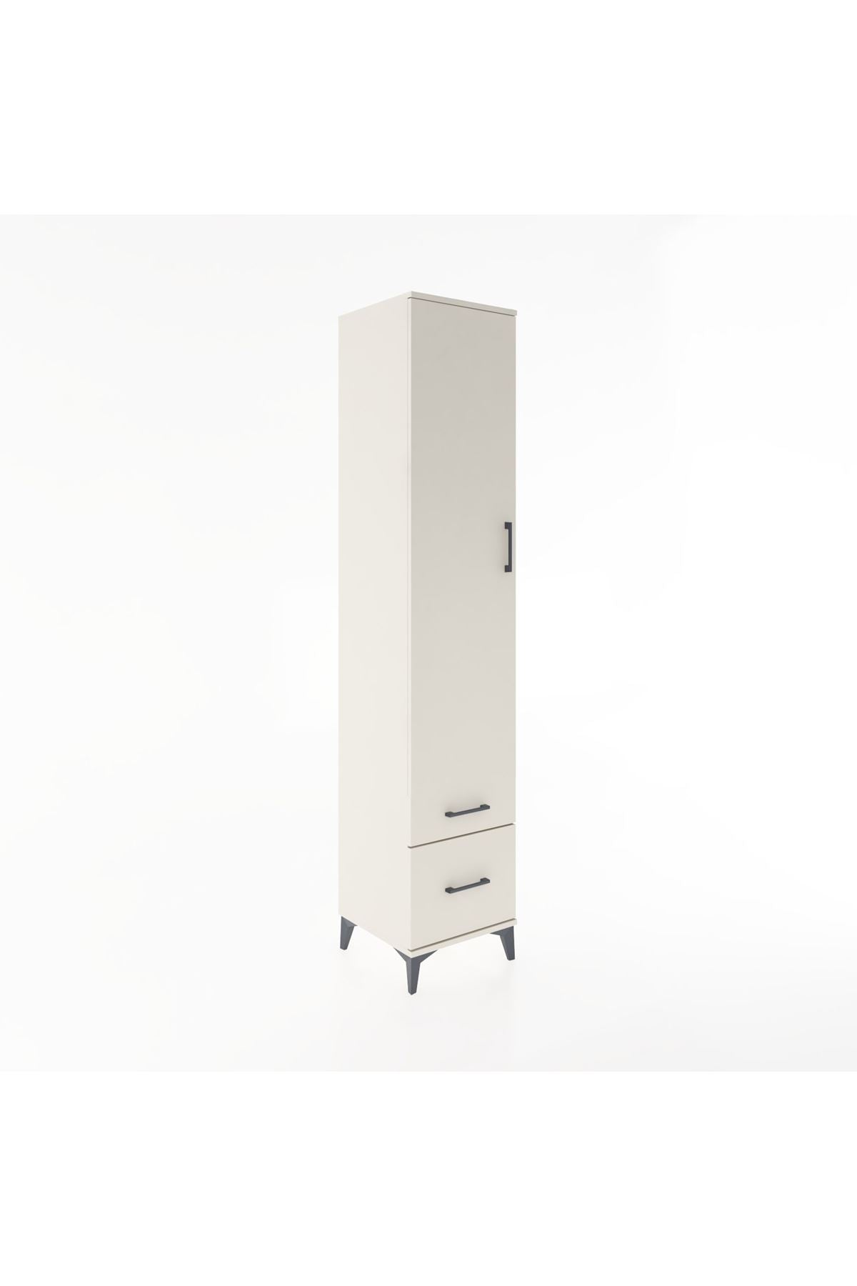 Hyperion Dolap 3 Raflı 2 Çekmeceli Tek Askılı 44x44x221 - S61M020V1B