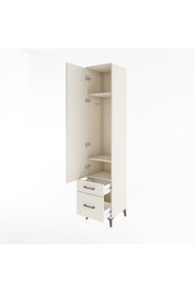Hyperion Dolap 3 Raflı 2 Çekmeceli Tek Askılı 44x44x221 - S61M020V1B