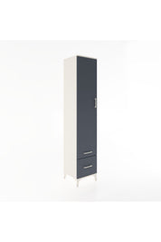 Hyperion Dolap 3 Raflı 2 Çekmeceli Tek Askılı 44x44x221 - S61M020V2B