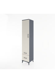 Hyperion Dolap 3 Raflı 2 Çekmeceli Tek Askılı 44x44x221 - S61M020V4B