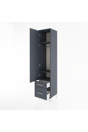 Hyperion Dolap 3 Raflı 2 Çekmeceli Tek Askılı 44x44x221 - S61M020V5B