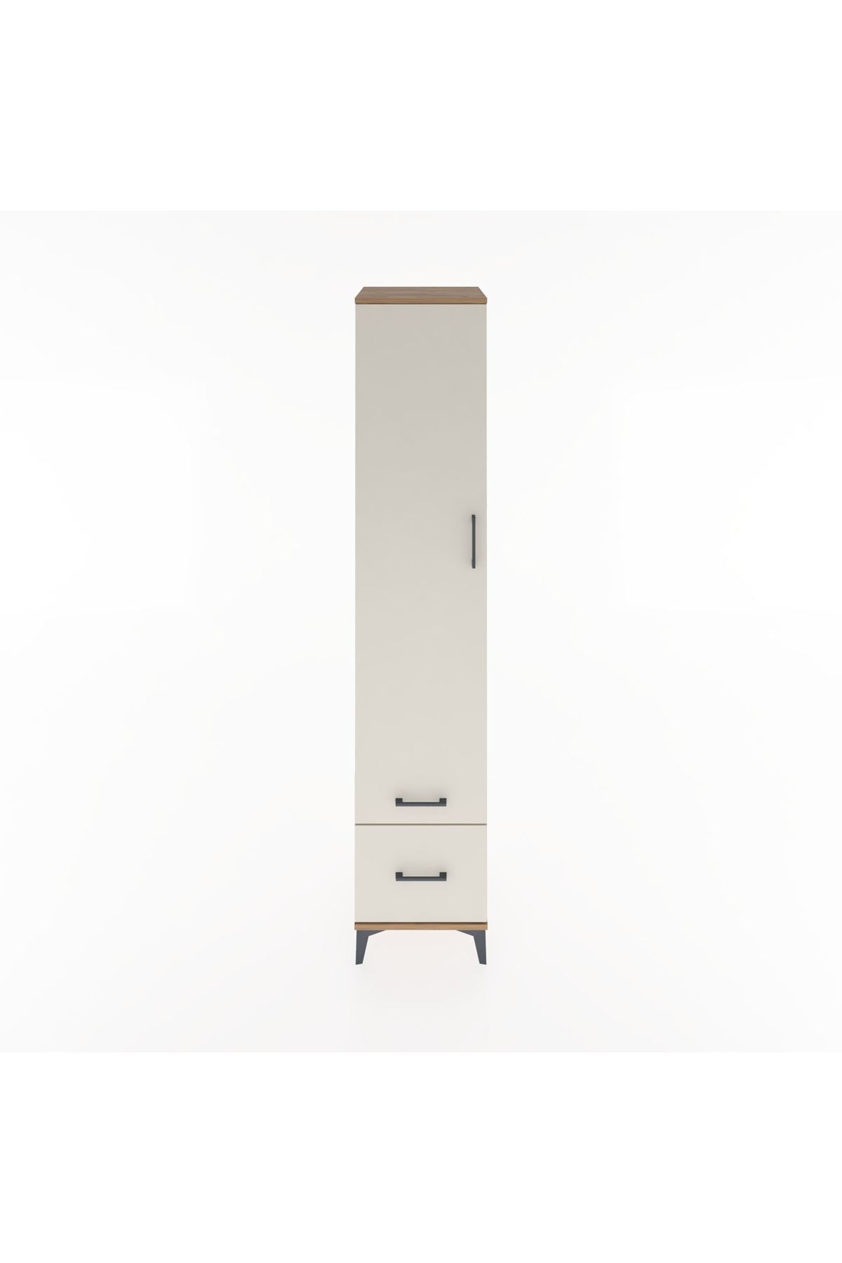Hyperion Dolap 3 Raflı 2 Çekmeceli Tek Askılı 44x44x221 - S61M020V7B