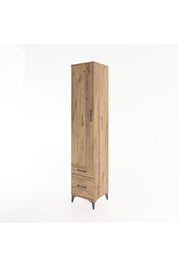 Hyperion Dolap 3 Raflı 2 Çekmeceli Tek Askılı 44x44x221 - S61M020V9B