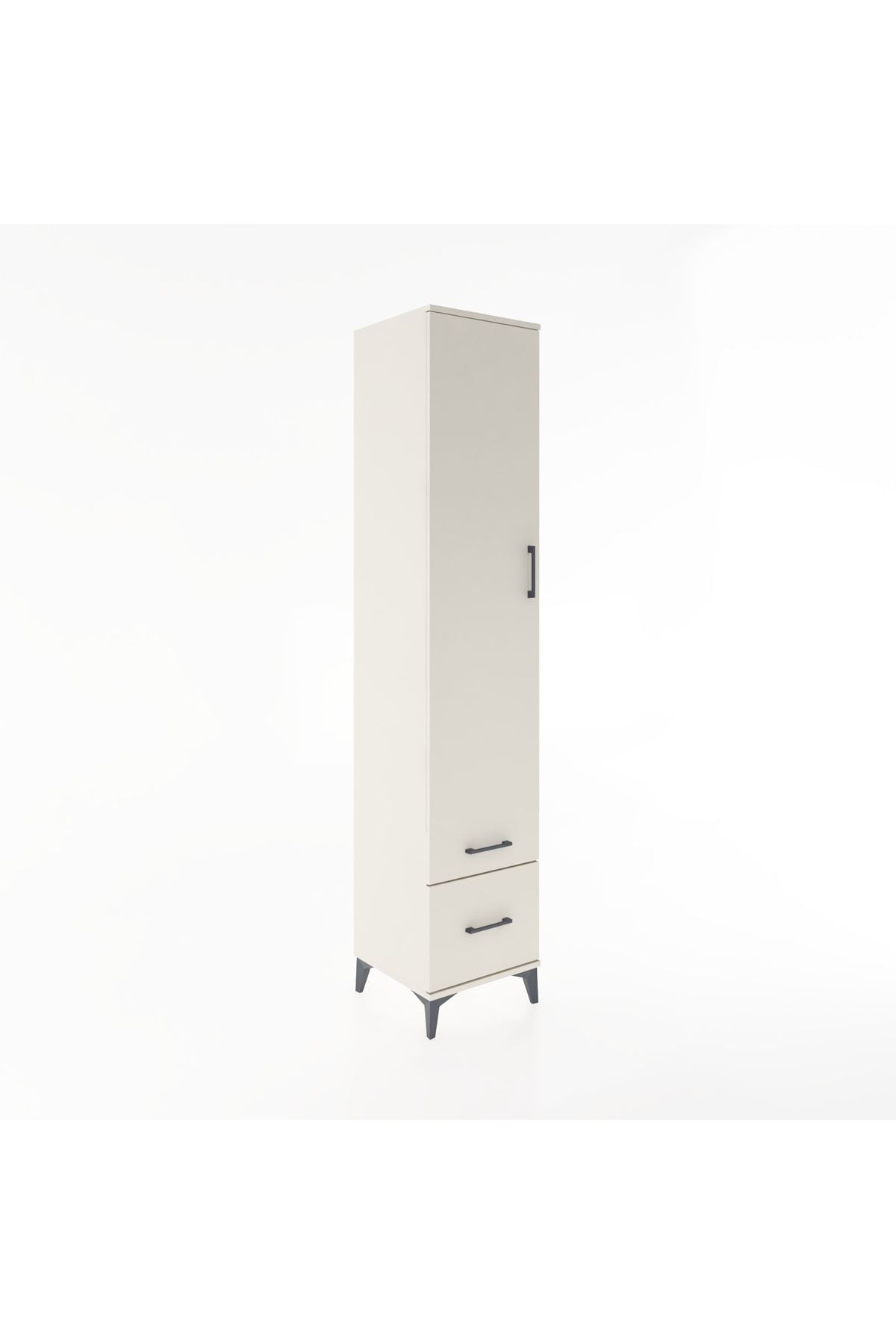 Hyperion Dolap 5 Raflı 2 Çekmeceli Tek Kapaklı 44x44x221 - S61M021V1B