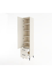Hyperion Dolap 5 Raflı 2 Çekmeceli Tek Kapaklı 44x44x221 - S61M021V1B