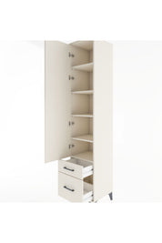 Hyperion Dolap 5 Raflı 2 Çekmeceli Tek Kapaklı 44x44x221 - S61M021V1B