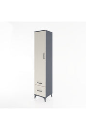 Hyperion Dolap 5 Raflı 2 Çekmeceli Tek Kapaklı 44x44x221 - S61M021V4B