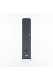 Hyperion Dolap 5 Raflı 2 Çekmeceli Tek Kapaklı 44x44x221 - S61M021V5B