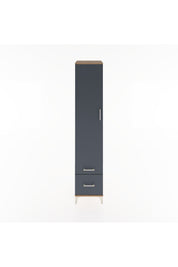 Hyperion Dolap 5 Raflı 2 Çekmeceli Tek Kapaklı 44x44x221 - S61M021V8B