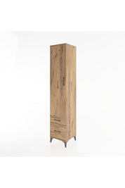 Hyperion Dolap 5 Raflı 2 Çekmeceli Tek Kapaklı 44x44x221 - S61M021V9B