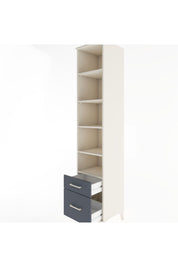 Hyperion Dolap 5 Raflı 2 Çekmeceli 44x44x221 - S61M022V2B