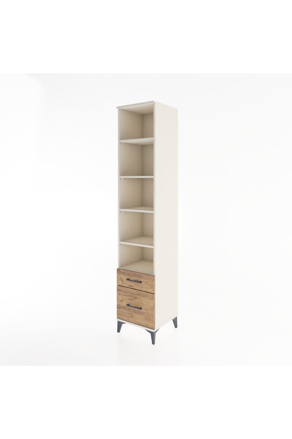 Hyperion Dolap 5 Raflı 2 Çekmeceli 44x44x221 - S61M022V3B