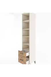 Hyperion Dolap 5 Raflı 2 Çekmeceli 44x44x221 - S61M022V3B