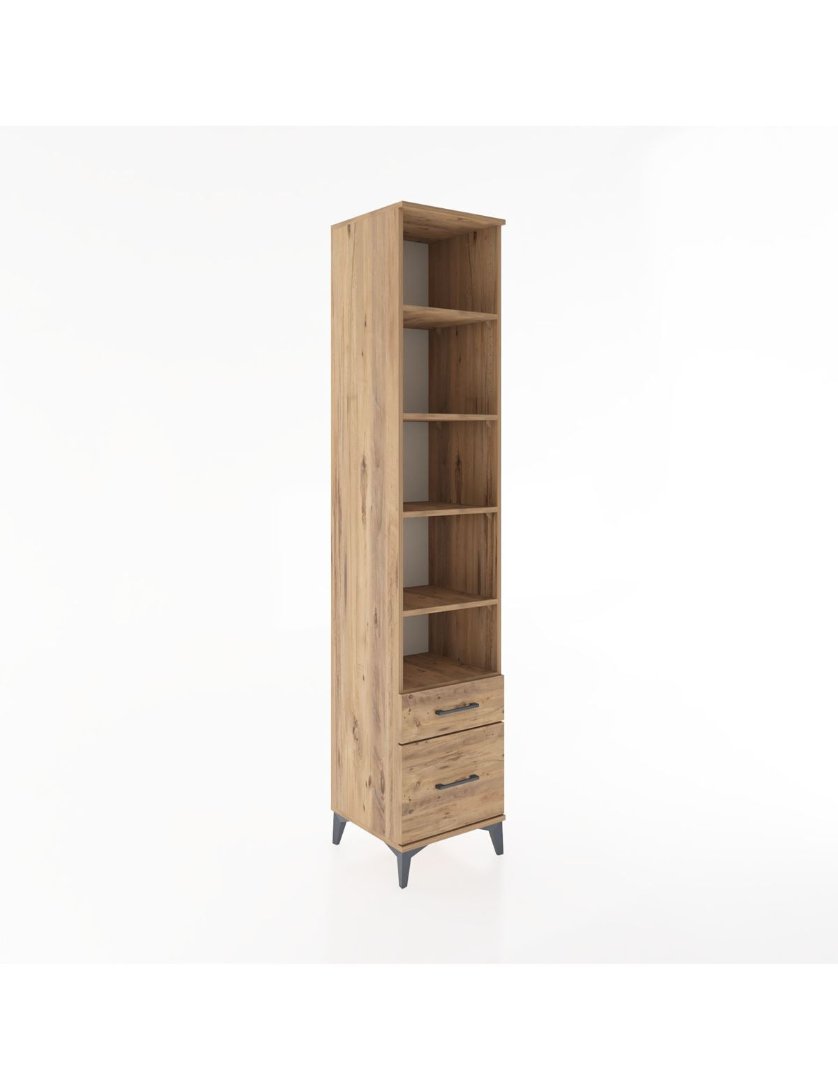 Hyperion Dolap 5 Raflı 2 Çekmeceli 44x44x221 - S61M022V9B