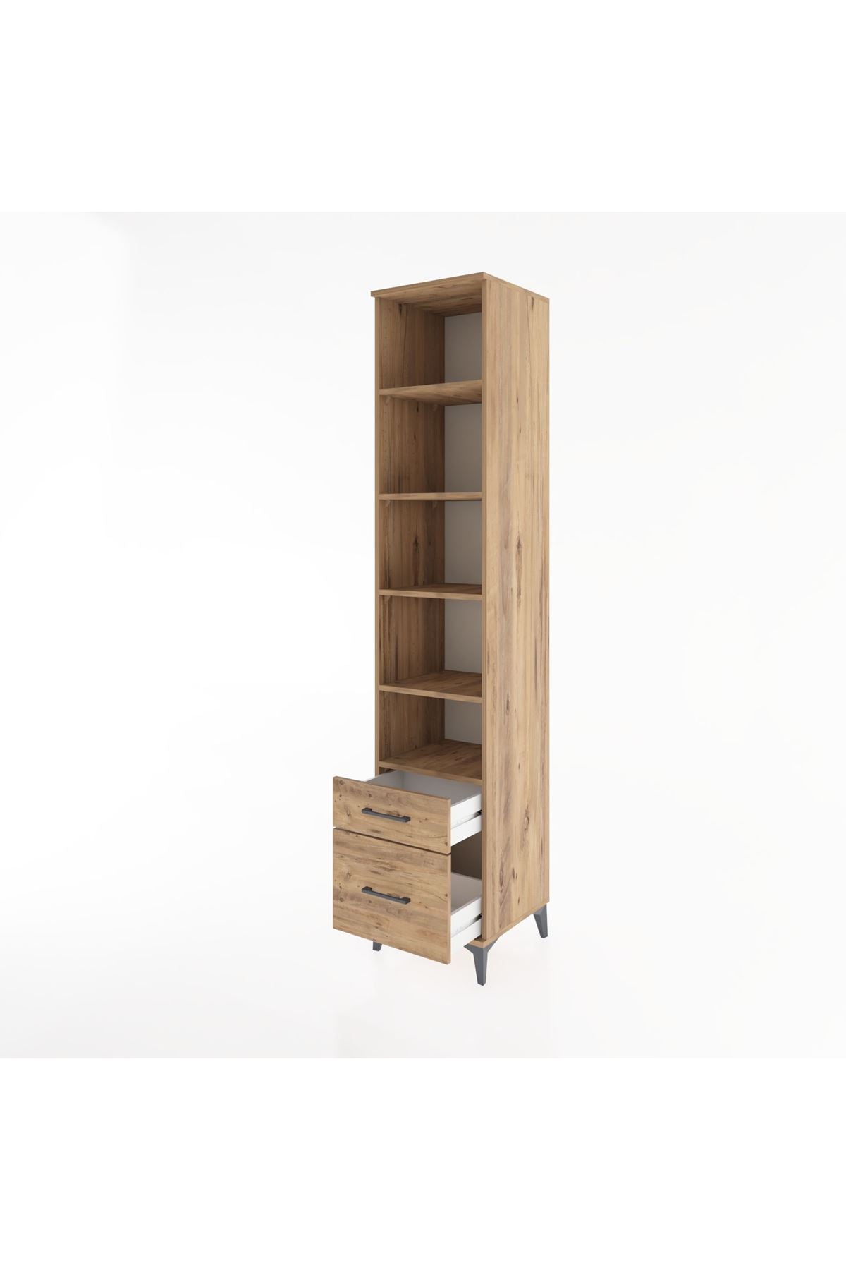 Hyperion Dolap 5 Raflı 2 Çekmeceli 44x44x221 - S61M022V9B
