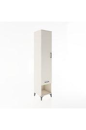Hyperion Dolap 3 Raflı Tek Çekmeceli Tek Askılı 44x44x221 - S61M023V1B