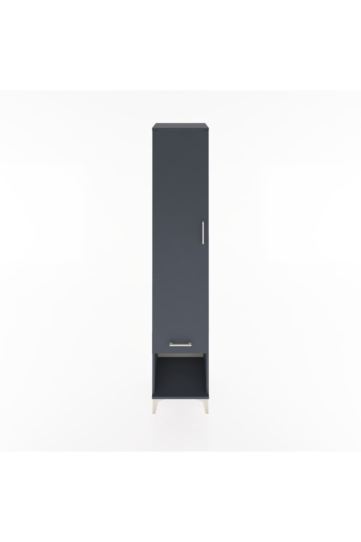 Hyperion Dolap 3 Raflı Tek Çekmeceli Tek Askılı 44x44x221 - S61M023V5B