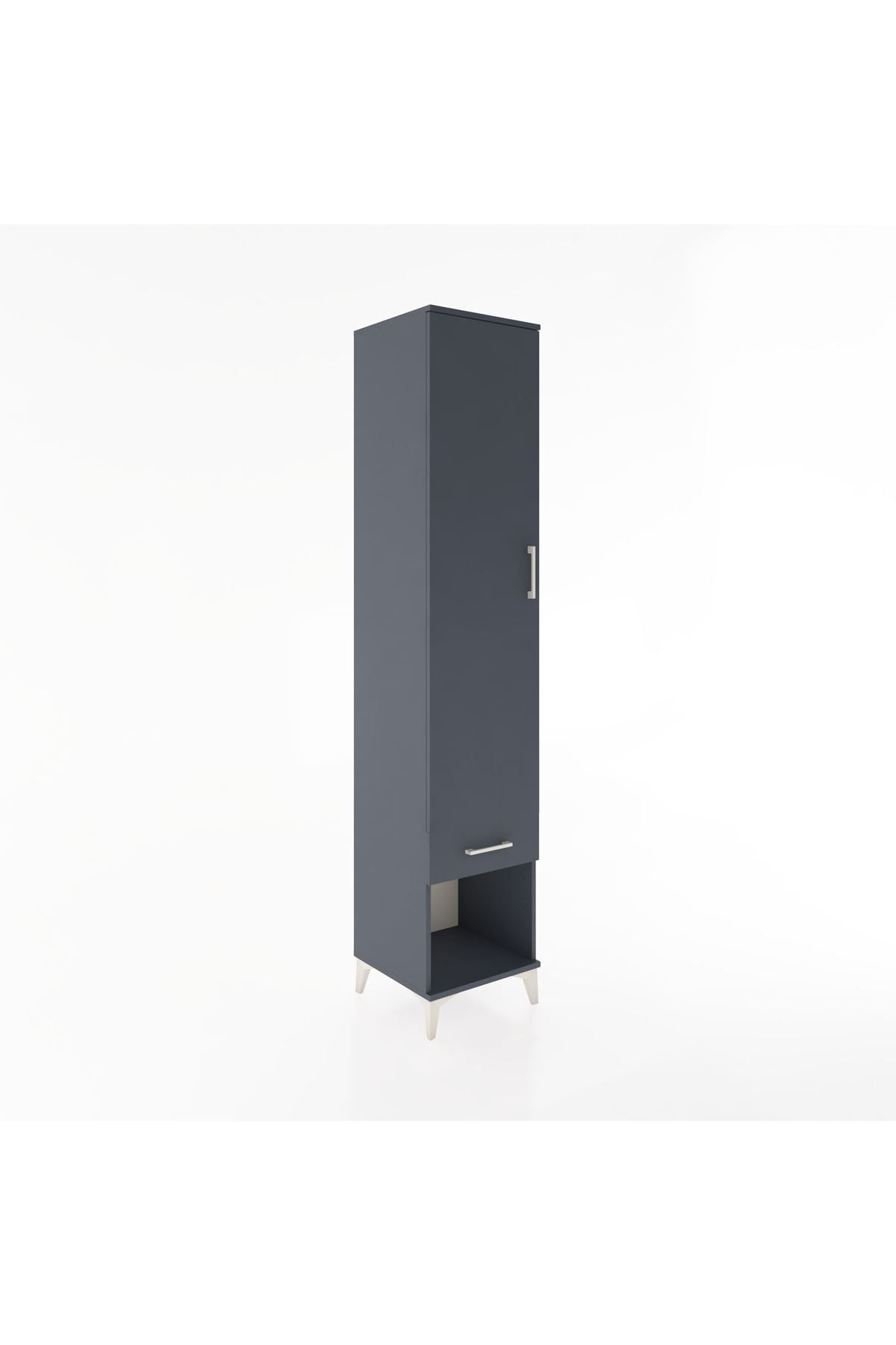 Hyperion Dolap 3 Raflı Tek Çekmeceli Tek Askılı 44x44x221 - S61M023V5B
