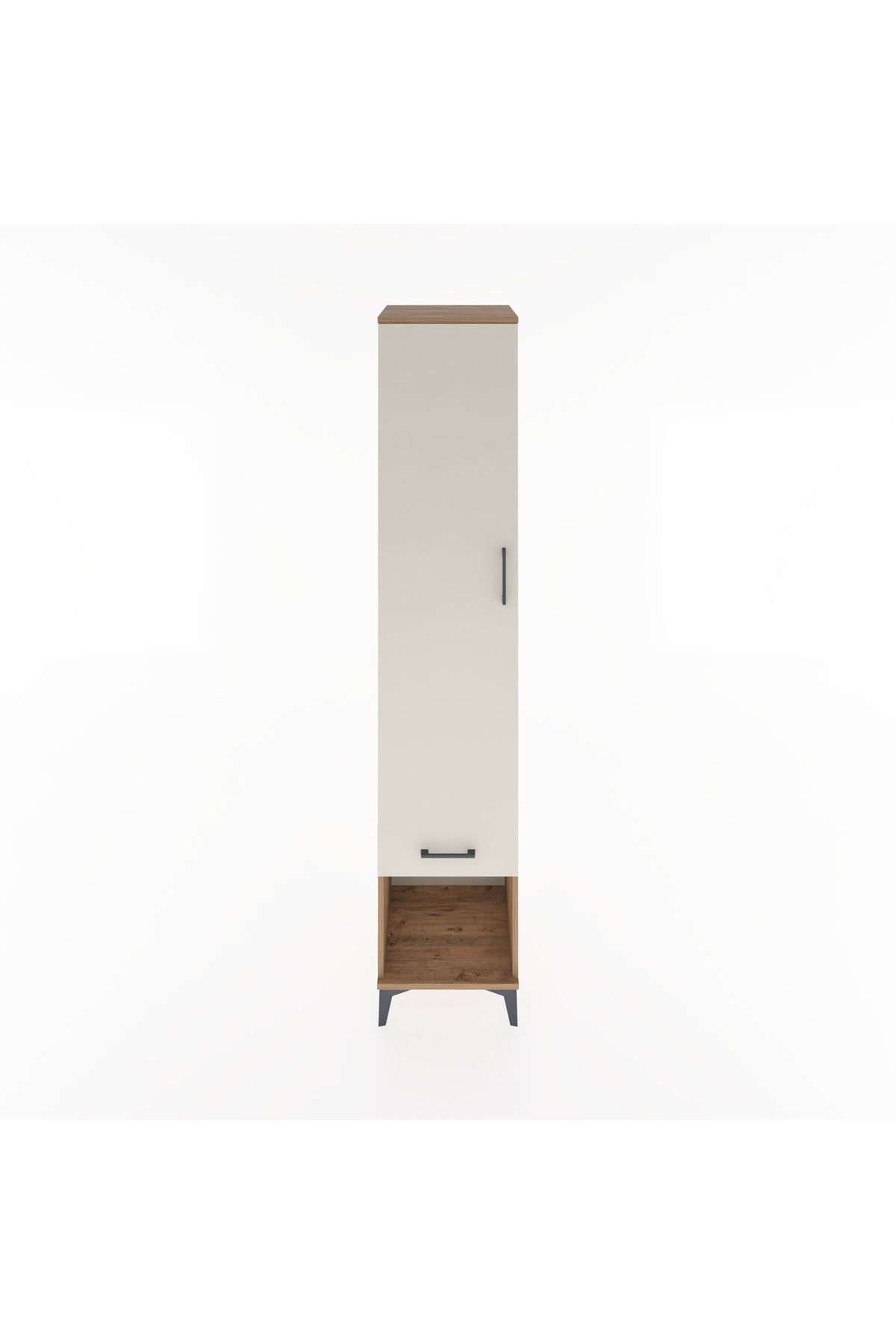 Hyperion Dolap 3 Raflı Tek Çekmeceli Tek Askılı 44x44x221 - S61M023V7B