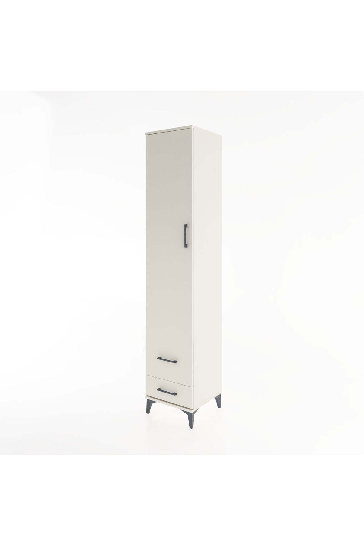 Hyperion Dolap 3 Raflı 2 Çekmeceli Tek Askılı 44x44x221 - S61M025V1B