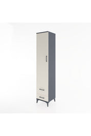 Hyperion Dolap 3 Raflı 2 Çekmeceli Tek Askılı 44x44x221 - S61M025V4B