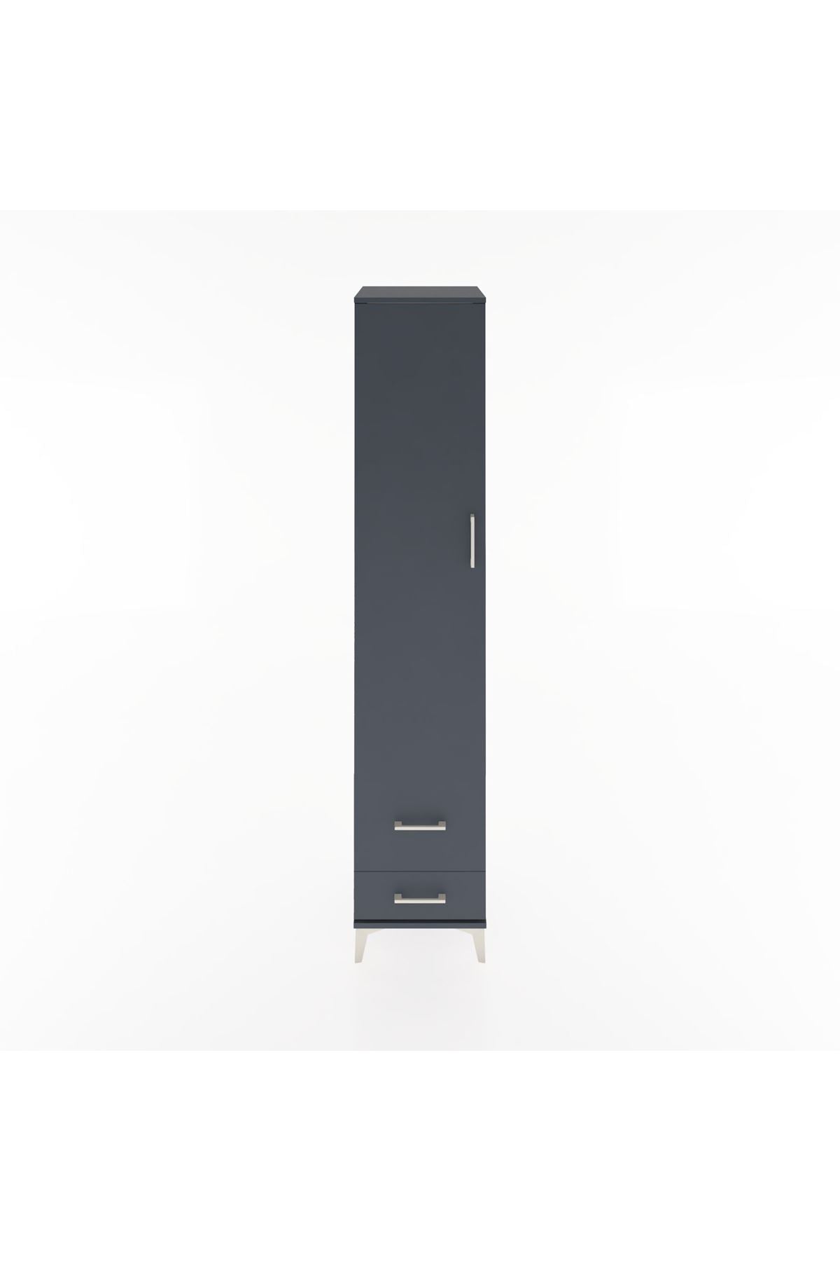 Hyperion Dolap 3 Raflı 2 Çekmeceli Tek Askılı 44x44x221 - S61M025V5B