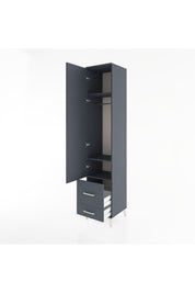 Hyperion Dolap 3 Raflı 2 Çekmeceli Tek Askılı 44x44x221 - S61M025V5B