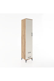 Hyperion Dolap 3 Raflı 2 Çekmeceli Tek Askılı 44x44x221 - S61M025V7B