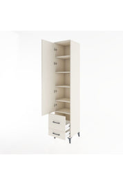 Hyperion Dolap 5 Raflı 2 Çekmeceli Tek Kapaklı 44x44x221 - S61M026V1B