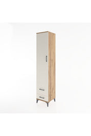 Hyperion Dolap 5 Raflı 2 Çekmeceli Tek Kapaklı 44x44x221 - S61M026V7B