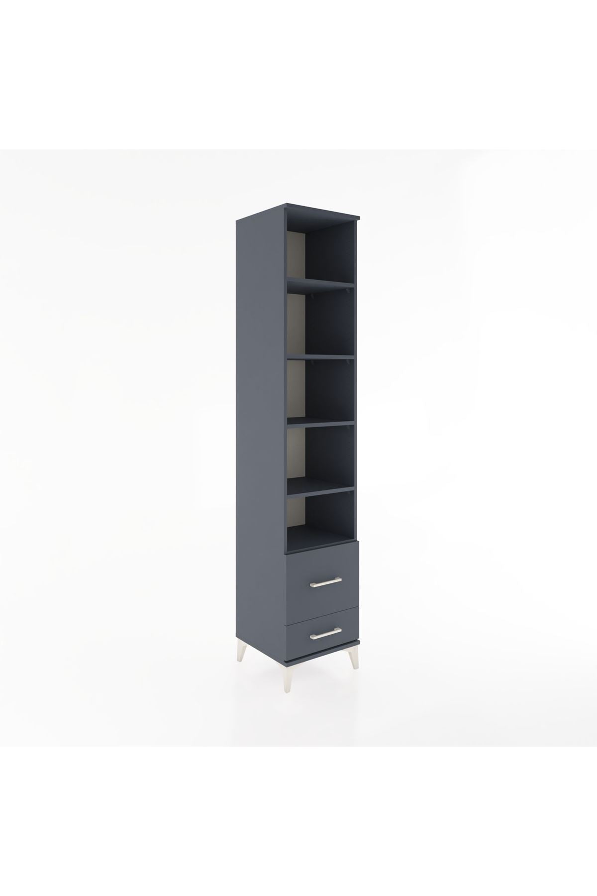 Hyperion Dolap 5 Raflı 2 Çekmeceli 44x44x221 - S61M027V5B