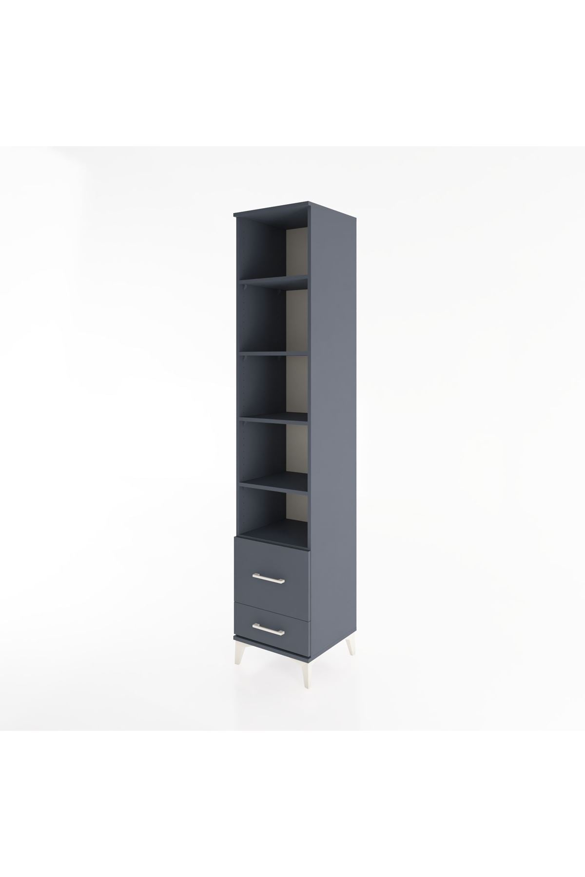 Hyperion Dolap 5 Raflı 2 Çekmeceli 44x44x221 - S61M027V5B