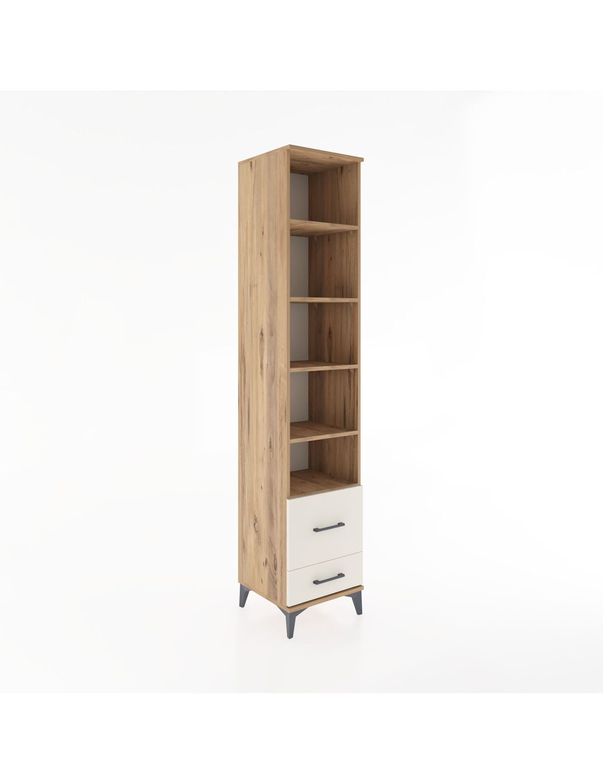 Hyperion Dolap 5 Raflı 2 Çekmeceli 44x44x221 - S61M027V7B