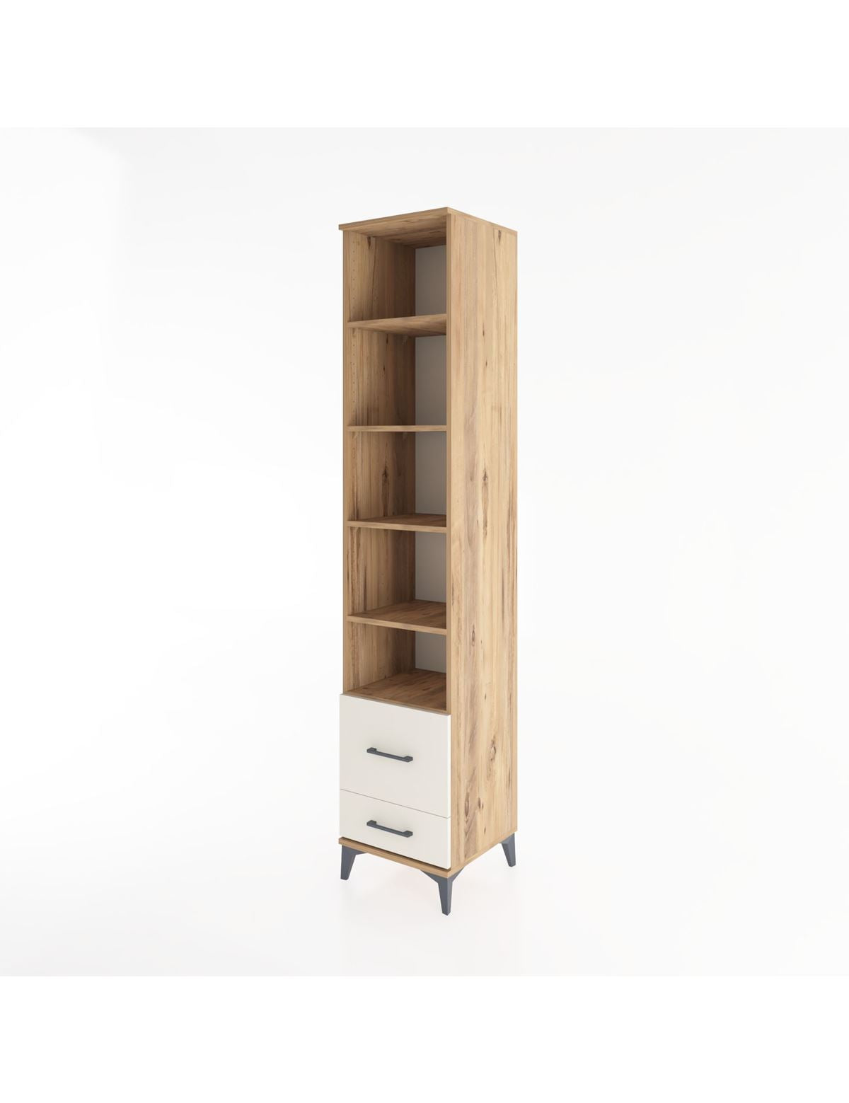 Hyperion Dolap 5 Raflı 2 Çekmeceli 44x44x221 - S61M027V7B