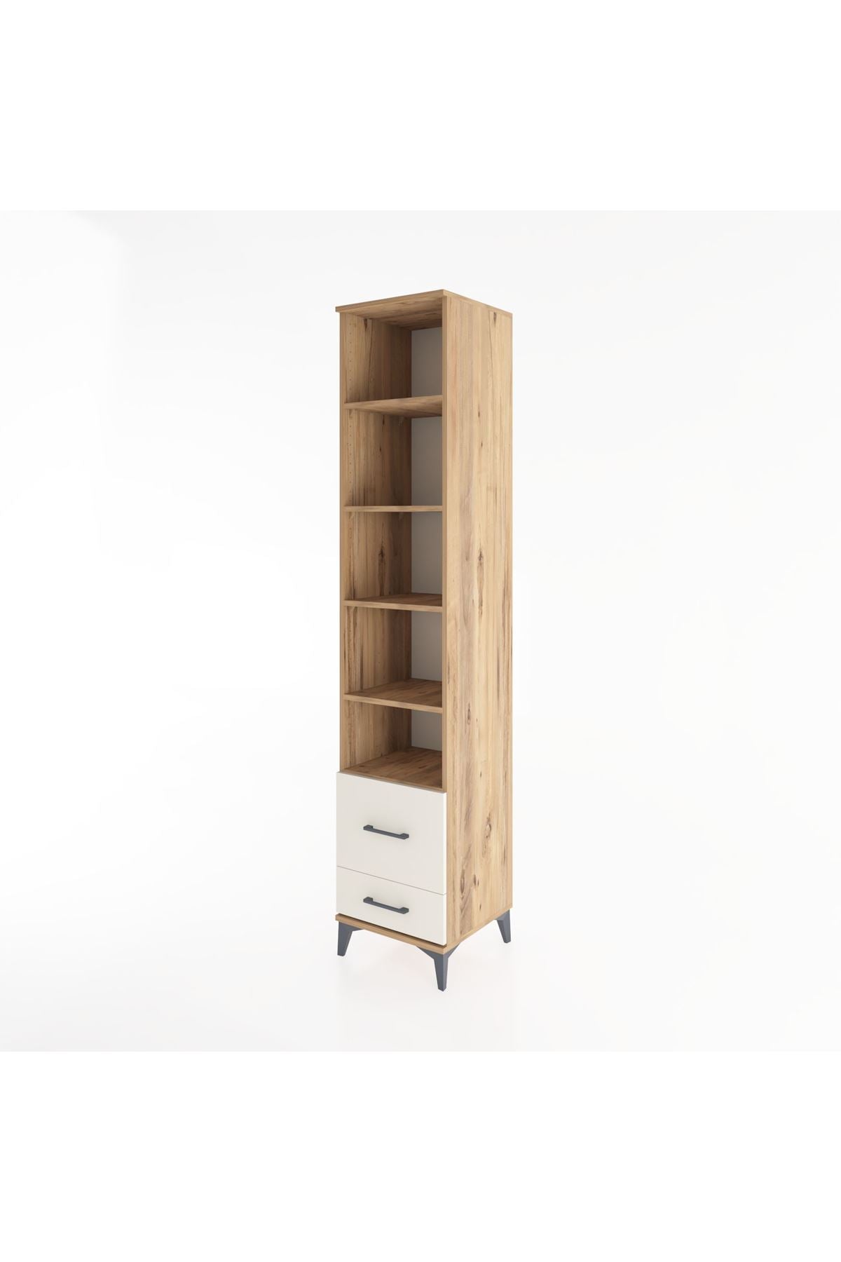 Hyperion Dolap 5 Raflı 2 Çekmeceli 44x44x221 - S61M027V7B