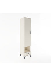 Hyperion Dolap 4 Raflı Tek Çekmeceli Tek Askılı 44x44x221 - S61M028V1B