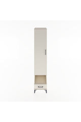 Hyperion Dolap 4 Raflı Tek Çekmeceli Tek Askılı 44x44x221