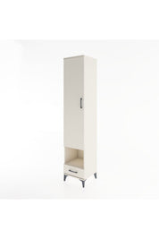 Hyperion Dolap 4 Raflı Tek Çekmeceli Tek Askılı 44x44x221 - S61M028V1B