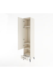 Hyperion Dolap 4 Raflı Tek Çekmeceli Tek Askılı 44x44x221 - S61M028V1B