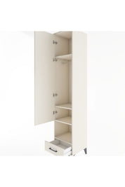 Hyperion Dolap 4 Raflı Tek Çekmeceli Tek Askılı 44x44x221 - S61M028V1B