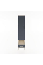 Hyperion Dolap 4 Raflı Tek Çekmeceli Tek Askılı 44x44x221 - S61M028V2B
