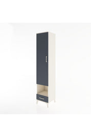 Hyperion Dolap 4 Raflı Tek Çekmeceli Tek Askılı 44x44x221 - S61M028V2B