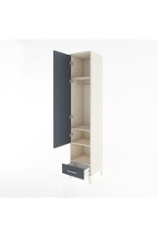 Hyperion Dolap 4 Raflı Tek Çekmeceli Tek Askılı 44x44x221 - S61M028V2B